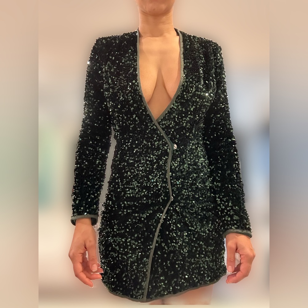 Sequin cocktail sexy dress Fashion Nova